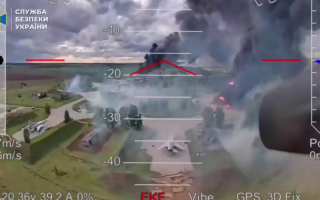СБУ показала шлях FPV-дрона під час операції «Павутина» — від вильоту з фури до ураження літака, відео