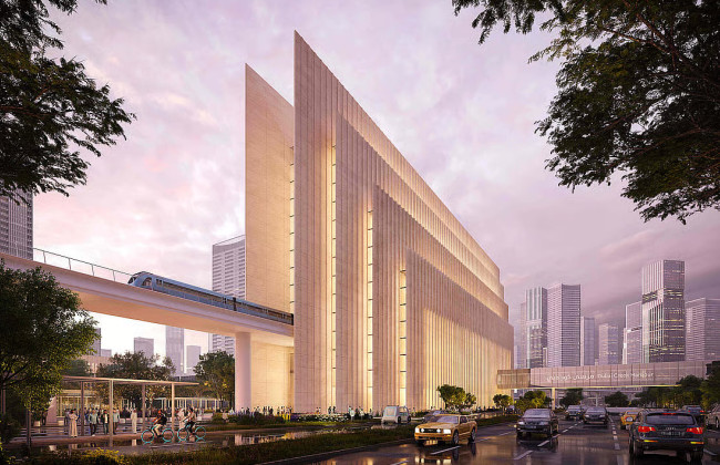 Дубай возводит самую высокую станцию метро в мире: высота – 74 метра