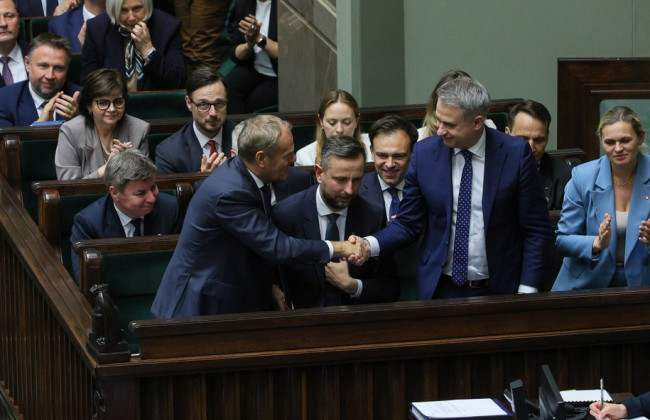 Польский Сейм выразил доверие правительству Дональда Туска