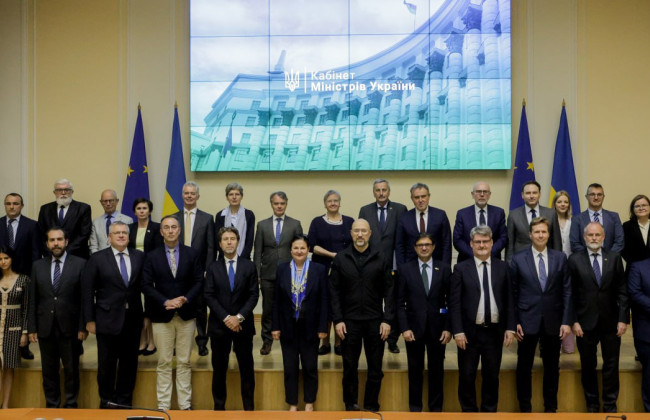 Денис Шмигаль обсудил с послами стран Евросоюза противодействие агрессии РФ и усиление поддержки Украины