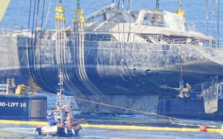Затонулу яхту британського магната Майка Лінча підняли біля берегів Сицилії