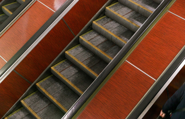 В киевском метро на одной из станций впервые за 10 лет отремонтируют эскалаторы