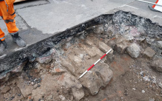 В центре Йорка провал в дороге открыл больницу XIII века