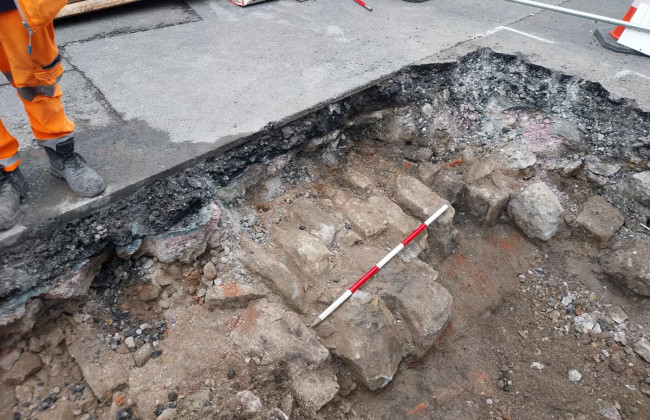 В центре Йорка провал в дороге открыл больницу XIII века