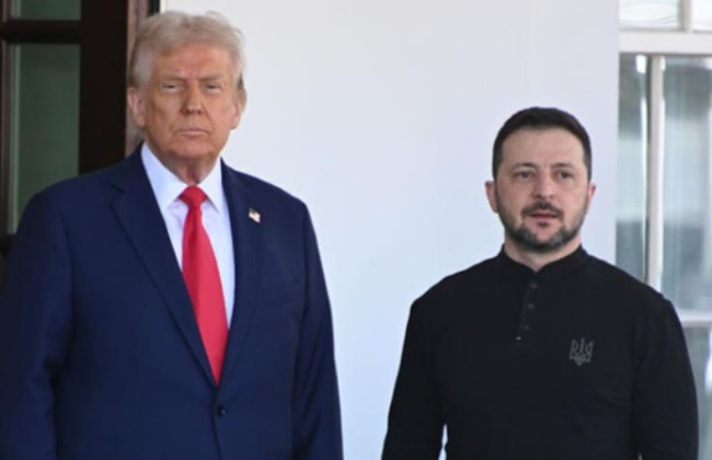 В Гааге началась встреча Трампа и Зеленского