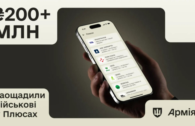 Зі знижками в Армія+ військові зекономили понад 200 млн гривень