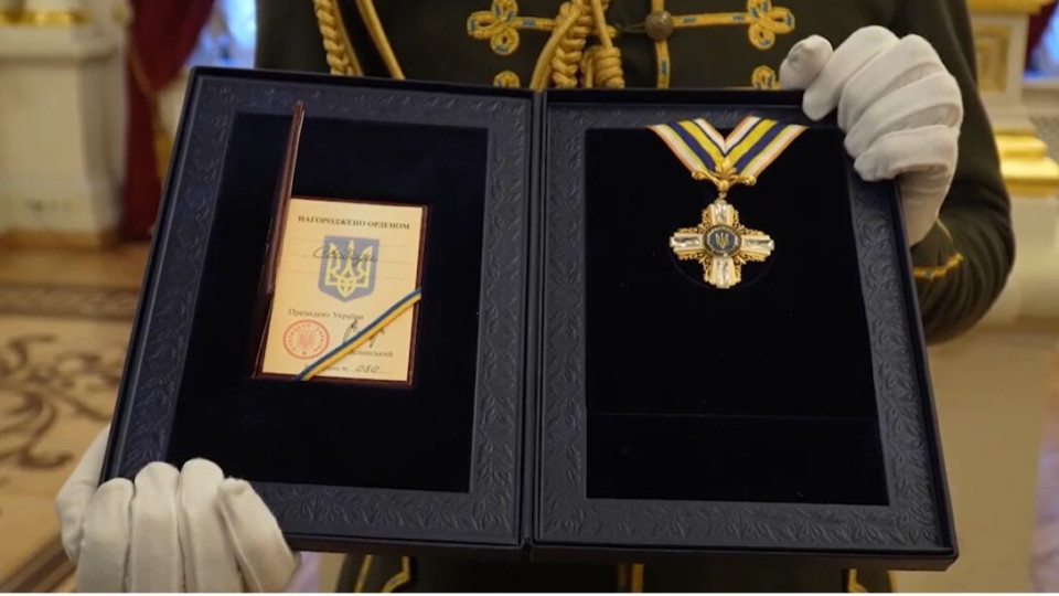 Анджей Дуда получил высшую награду Украины – орден Свободы