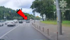 У Києві покарали водія, який проїхався смугою для громадського транспорту — відео