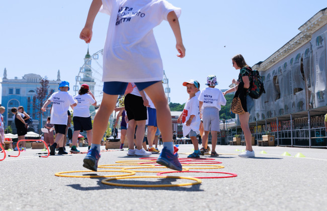 6 тысяч «квадратов» здоровья – в Киеве на Контрактовой открыли самое большое пространство для активностей