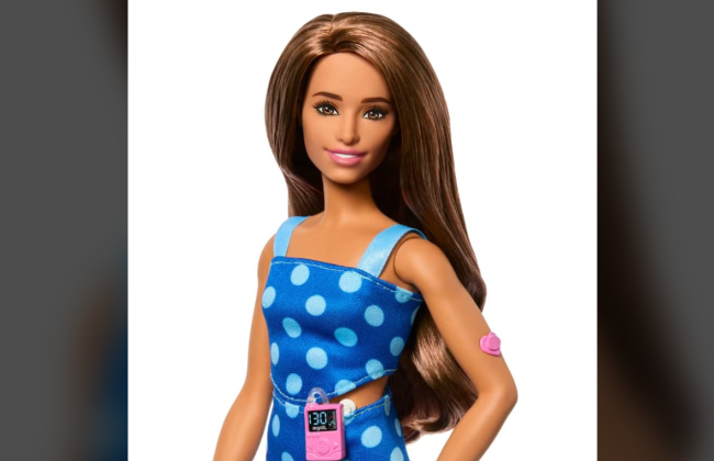 Mattel випустила першу у світі ляльку Barbie з діабетом першого типу, фото