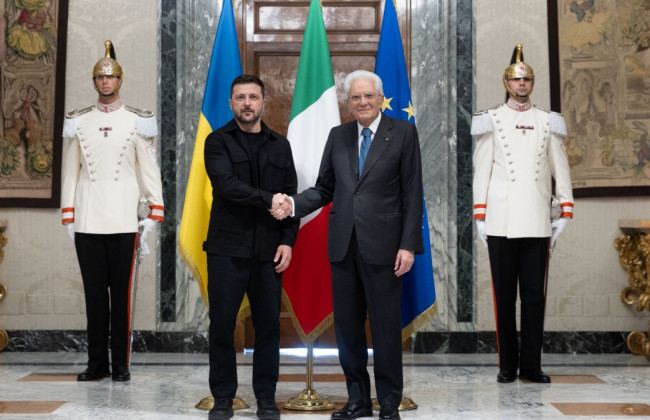 Зеленский встретился с президентом Италии: обсудили войну, санкции и участие бизнеса в восстановлении Украины