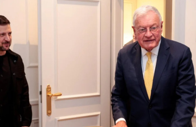 В Риме началась встреча Зеленского со спецпосланником Трампа Келлогом