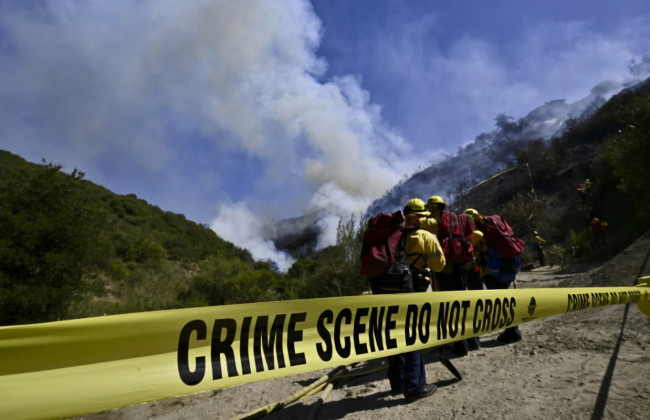 Подросток с фейерверком случайно поджег каньон