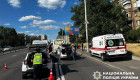 В Киеве маршрутка врезалась в грузовик – пострадали 9 человек
