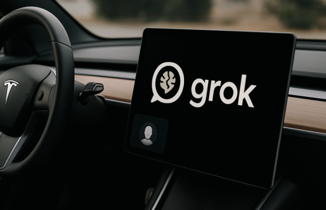 Ілон Маск анонсував інтеграцію ШІ Grok у автомобілі Tesla