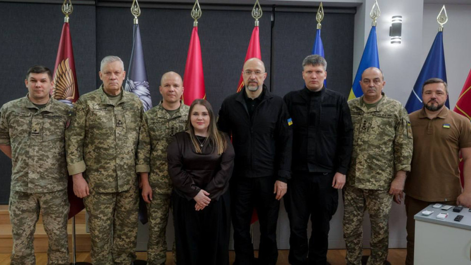 Денис Шмигаль провів першу нараду на посаді міністра оборони, фото