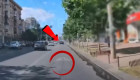 В Киеве наказали водителя, который проехал по полосе для общественного транспорта — видео