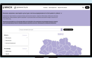 В Украине запустили электронный Реестр базовой сети учреждений культуры