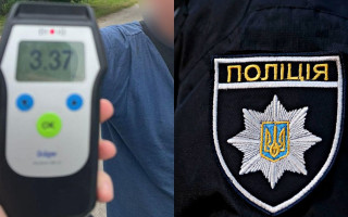 На Чернігівщині нетверезий водій перевищив норму алкоголю в 17 разів