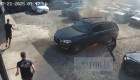 Во Франковске водитель до последнего пытался спасти горящее авто, но доехал только до СТО