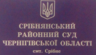 Избран главу Сребнянского районного суда Черниговской области