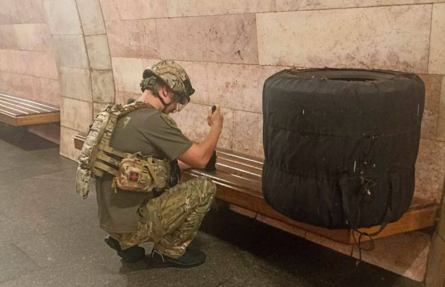 В Киеве из-за велосипедного насоса закрыли станцию метро «Лыбедская»