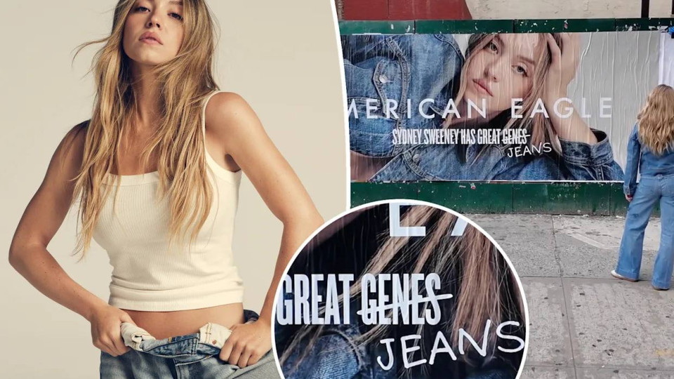 Реклама джинсов American Eagle с Сидни Суини попала в скандал из-за слогана
