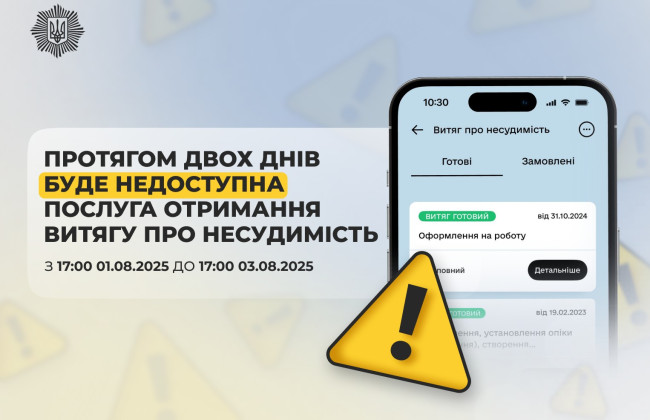 МВД приостановило услугу получения справки о несудимости — сервис не работает