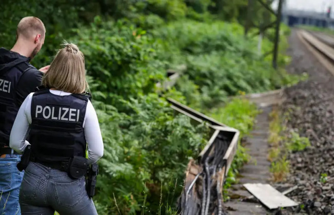 В Германии третий за неделю поджог железнодорожных кабелей