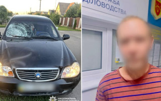 На Київщині нетверезий водій збив двох малолітніх дітей