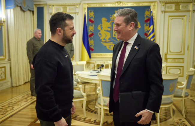 Владимир Зеленский внес в парламент на ратификацию Соглашение о 100-летнем партнерстве с Великобританией