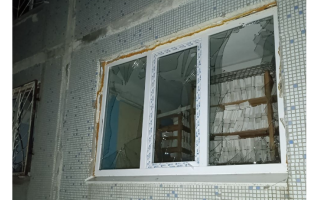 На Днепропетровщине из-за обстрелов повреждено здание суда, фото