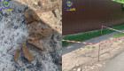 У Гостомелі біля дороги знайшли мінометну міну, фото