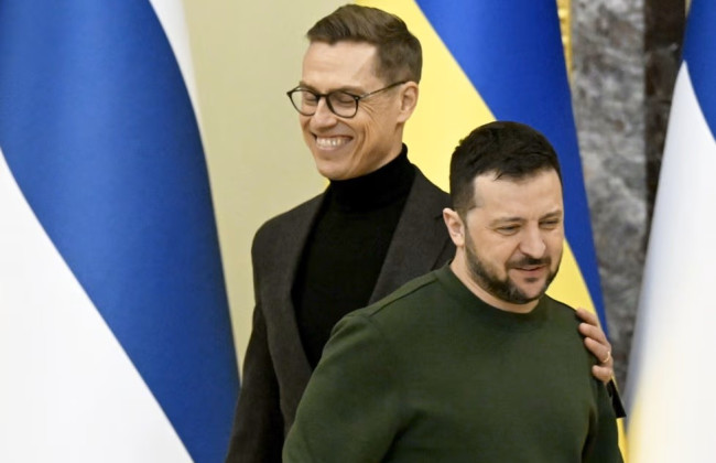 Зеленский скоординировал позицию с президентом Финляндии Стуббом по совместной работе с США