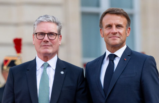 Стармер и Макрон договорились сотрудничать с Трампом перед его встречей с Путиным