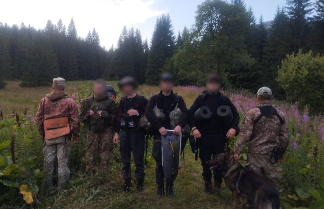 Пограничный пес выследил и задержал нелегалов на украинско-румынской границе