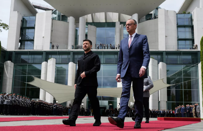 Владимир Зеленский совместно с Мерцом может сделать заявление после онлайн-переговоров лидеров ЕС с Трампом