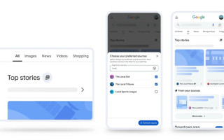Google позволит пользователям выбирать любимые источники для поиска