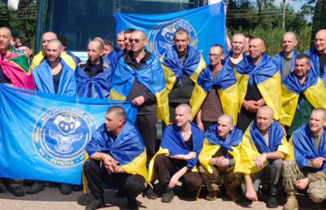 Україна повернула з російського полону 84 особи — військових та цивільних, фото