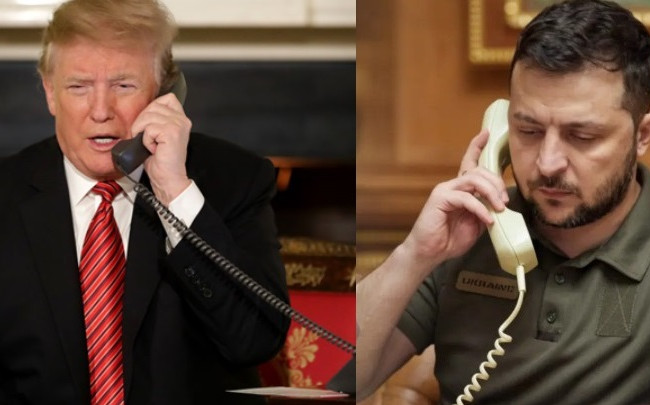 Трамп сейчас проводит телефонный разговор с Зеленским — Белый дом.