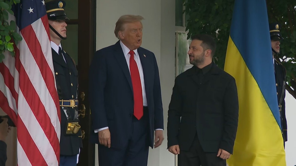 Зеленський прибув до Білого дому для переговорів із Трампом, відео