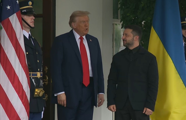 Зеленский прибыл в Белый дом для переговоров с Трампом, видео