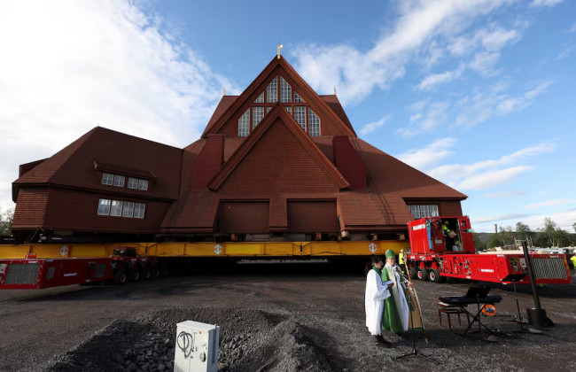 113-летняя деревянная церковь отправится в путешествие по Швеции