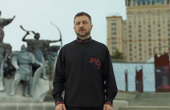 Президент Володимир Зеленський привітав українців із Днем Незалежності – відео
