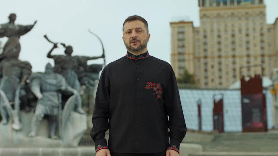 Президент Володимир Зеленський привітав українців із Днем Незалежності – відео