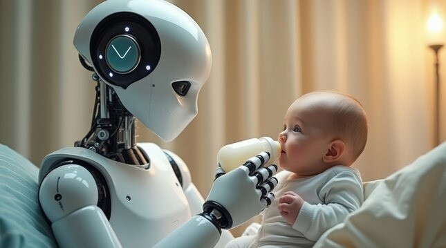 У Китаї створюють першого у світі «вагітного робота» зі штучною утробою