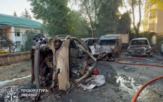 Киев после ночи напоминает кадры из фильма ужасов – фото последствий атаки