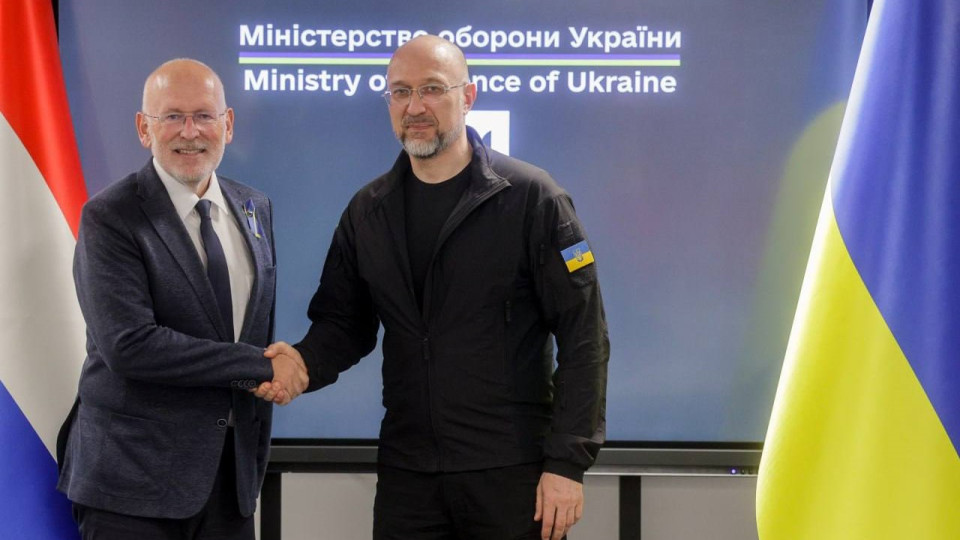 Шмигаль обговорив із Тіммермансом оборонні потреби України та співпрацю з Нідерландами