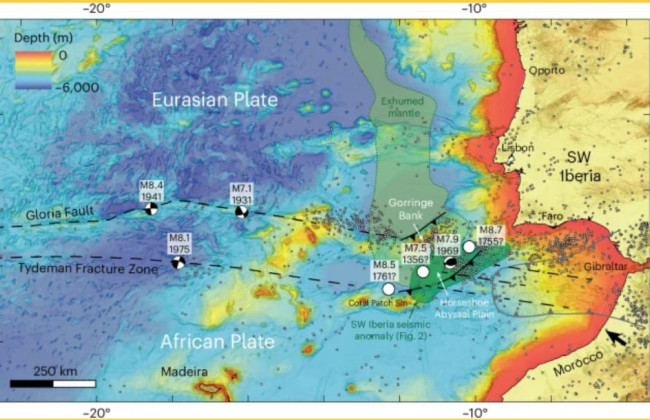 Новый тектонический разлом в Атлантике может вызвать мегаземлетрясения и цунами