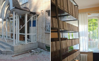 У Сумах через російський удар пошкоджена будівля юстиції, фото